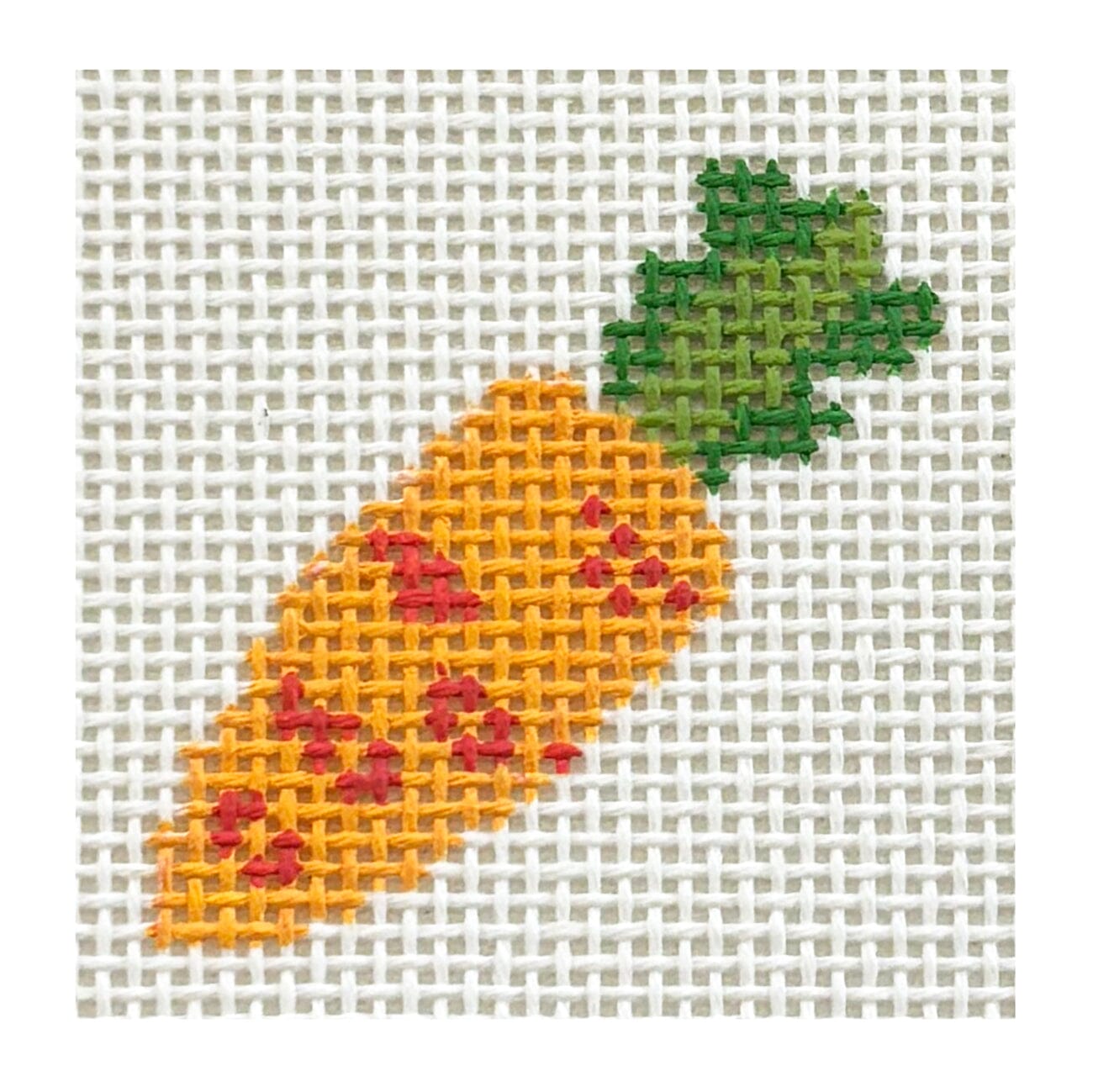 Carrot Mini Painted Canvas MF Needlepoint - 1