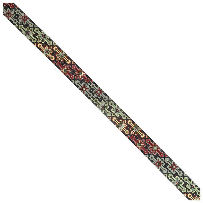 Caspian Crossbody Strap Printed Canvas Two Sisters Needlepoint