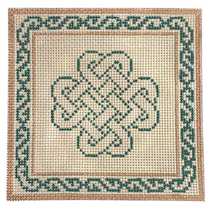 Celtic Beige Painted Canvas Funda Scully - 1