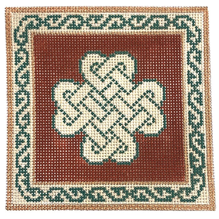Celtic Orange Painted Canvas Funda Scully - 1