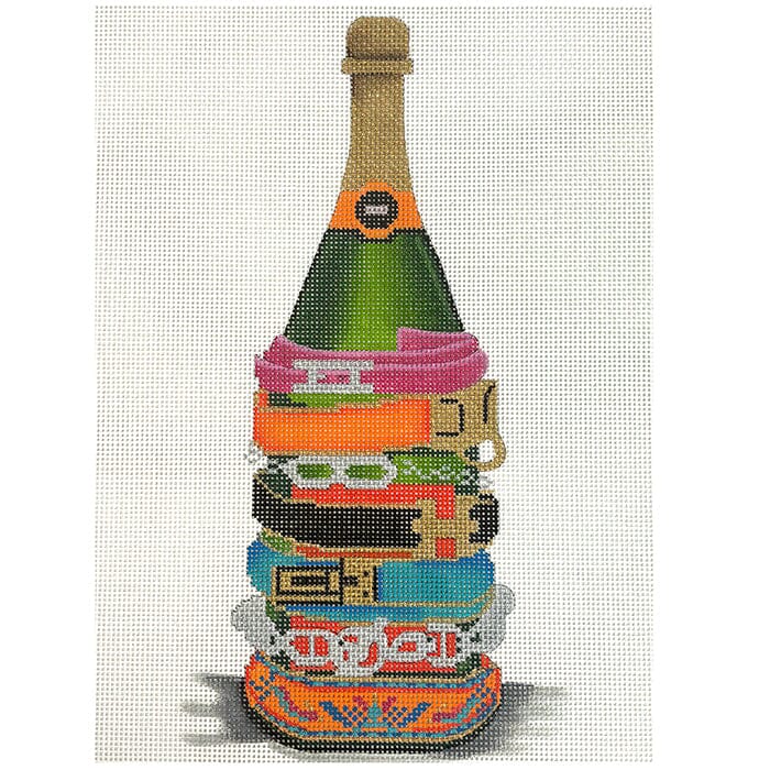 Champagne Bracelets Painted Canvas Alice Peterson Company - 1