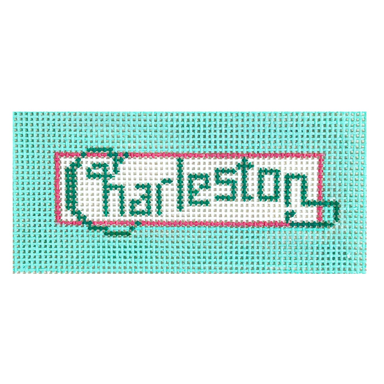 Charleston Small Painted Canvas The Plum Stitchery - 1
