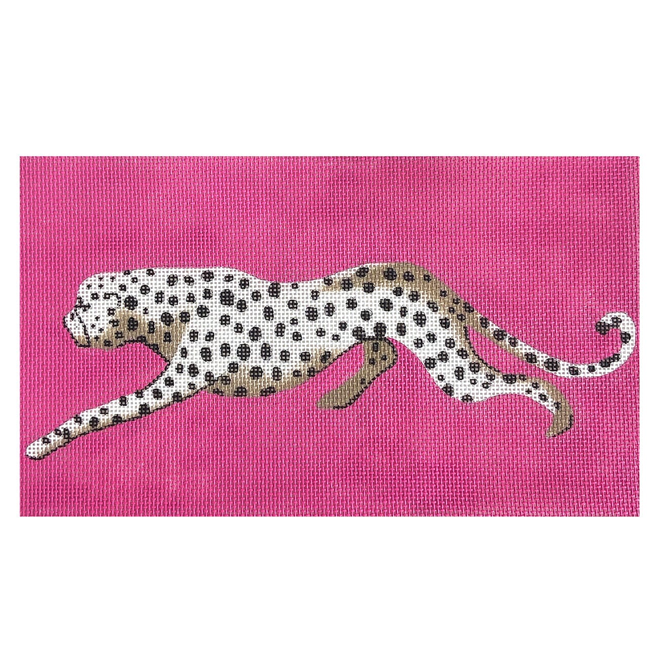 Cheetah on Pink Clutch Painted Canvas Colors of Praise
