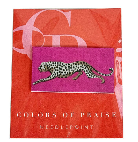 Cheetah on Pink Needleminder Accessories Colors of Praise 