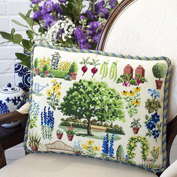 Chelsea Artist's Garden Needlepoint Kit Kits Elizabeth Bradley Design