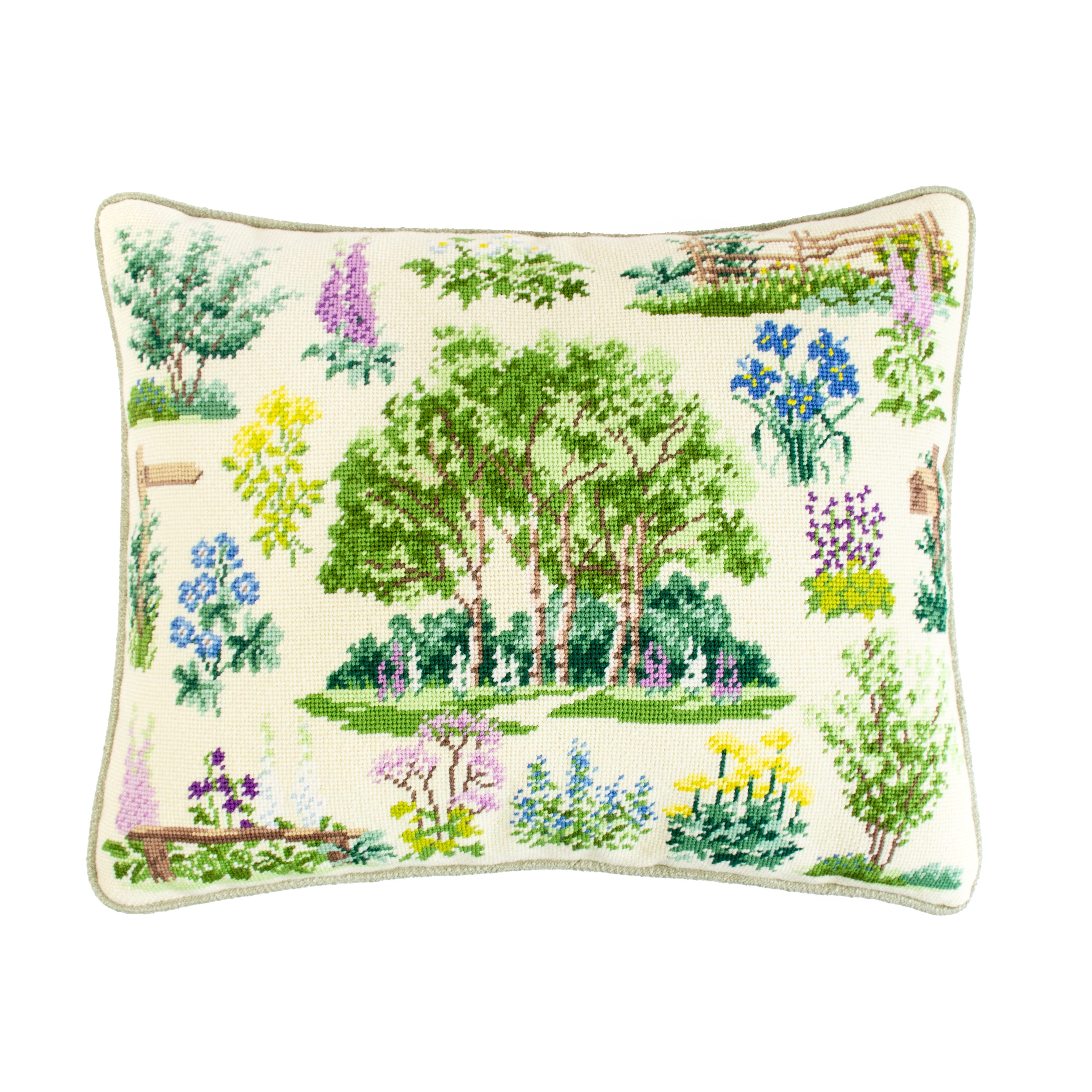Chelsea Woodland Garden Needlepoint Kit Kits Elizabeth Bradley Design - 1