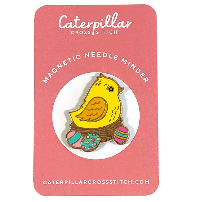Chick Enamel Needleminder Accessories Caterpillar Cross - 1