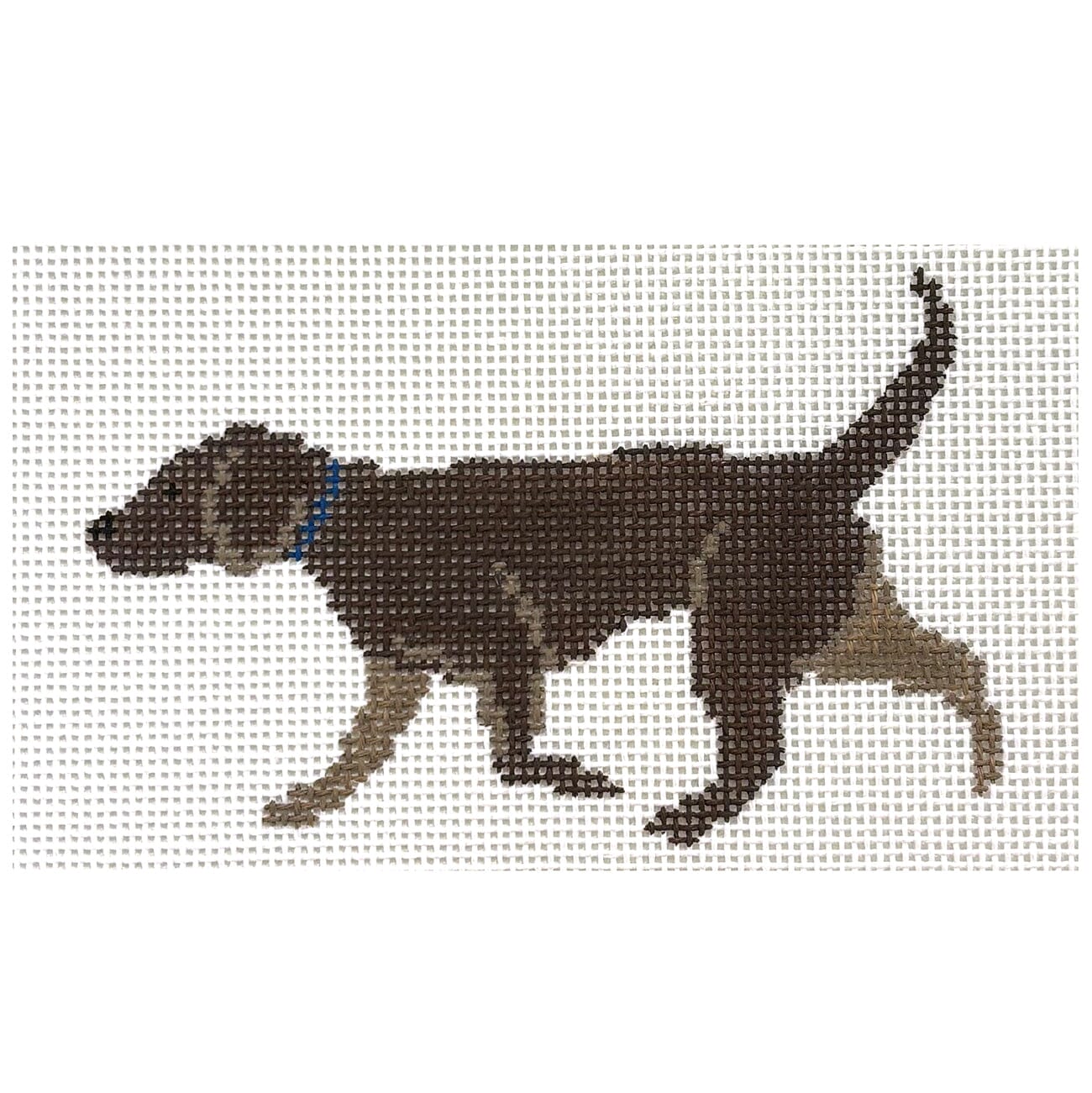 Chocolate Lab Painted Canvas Bell House Designs - 1