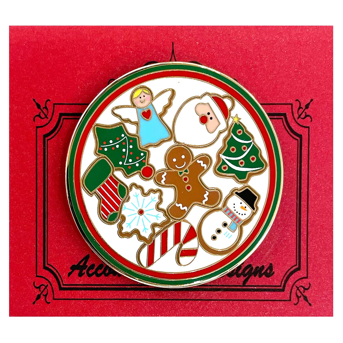 Christmas Cookie Plate Needleminder Accessories Accoutrement Designs - 1