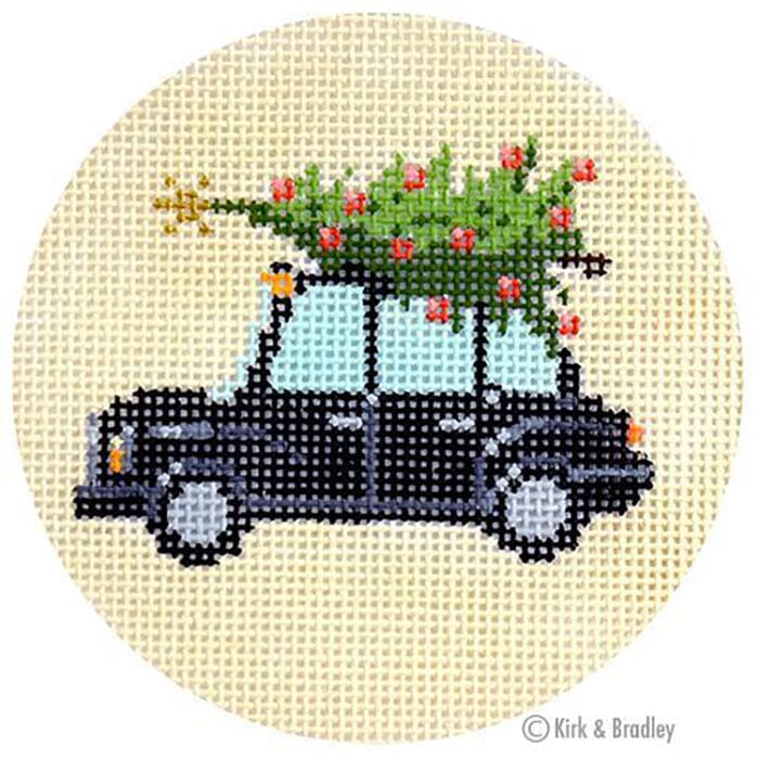 Christmas in London Taxi Printed Canvas Kirk & Bradley - 1