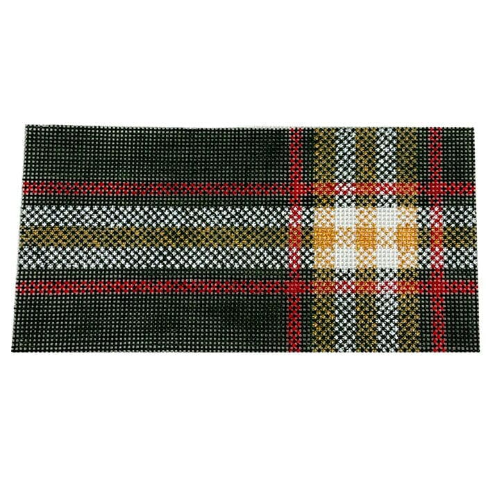 Christmas Plaid Insert Painted Canvas The Gingham Stitchery - 1