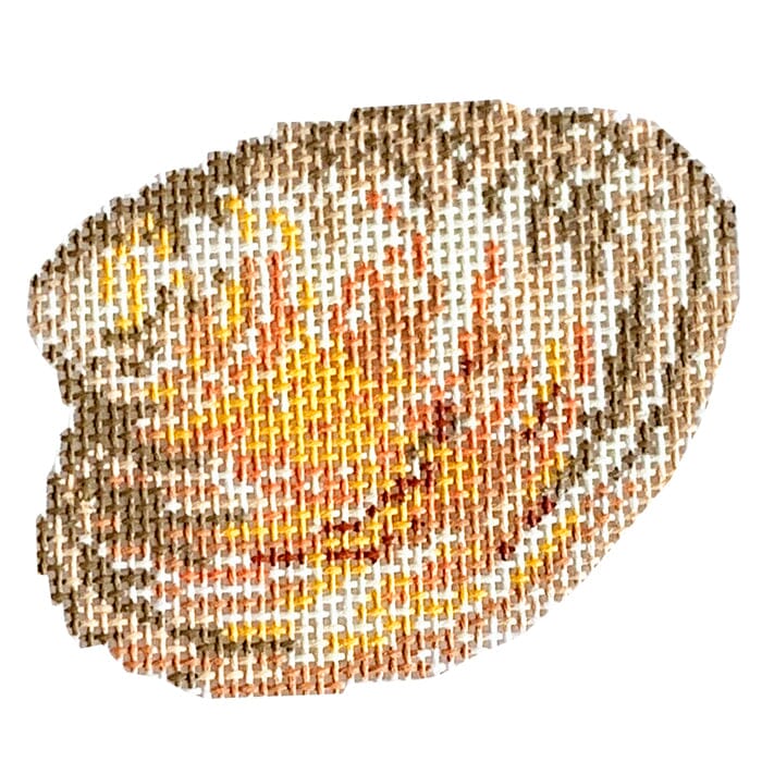 Clam Shell Beachcomber Painted Canvas Bad Bitch Needlepoint - 1