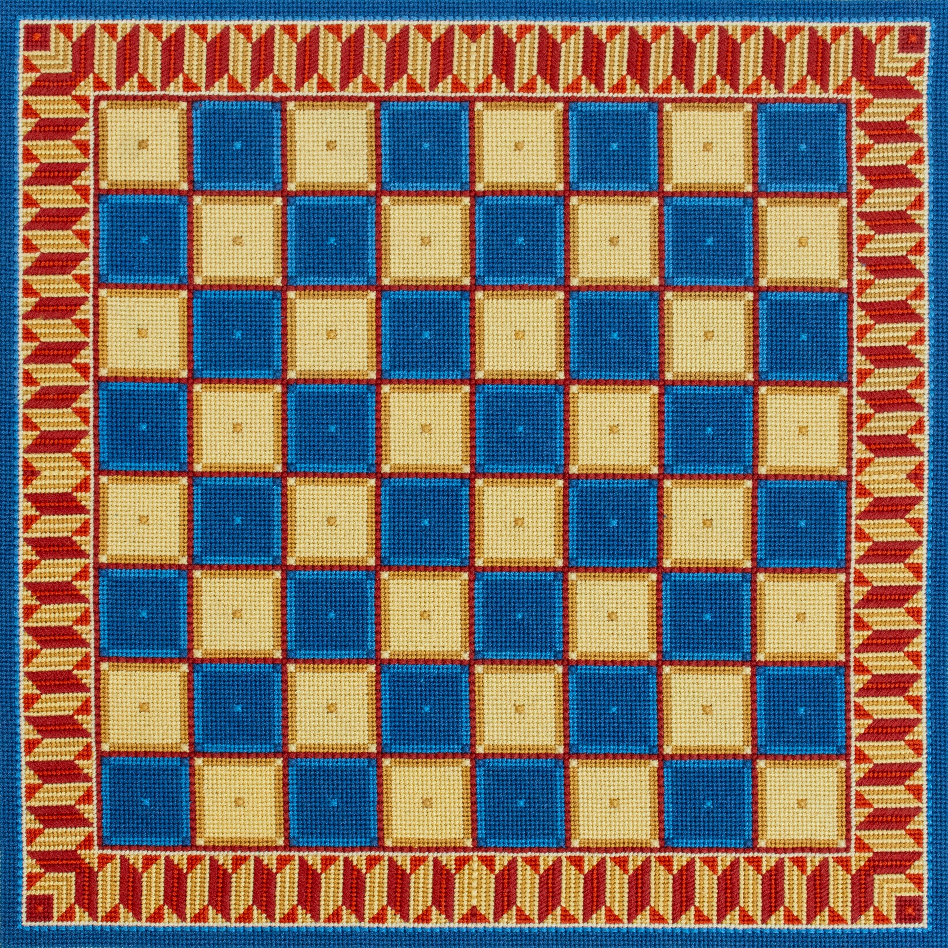 Classic Chessboard Printed Canvas Kirk & Bradley