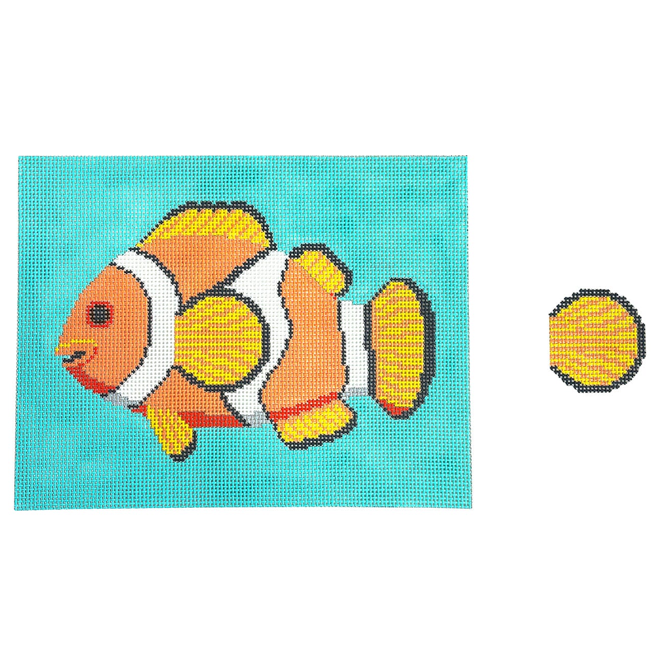 Clown Fish, Tooth Fairy Pillow Painted Canvas Susan Roberts Needlepoint Designs Inc. - 1