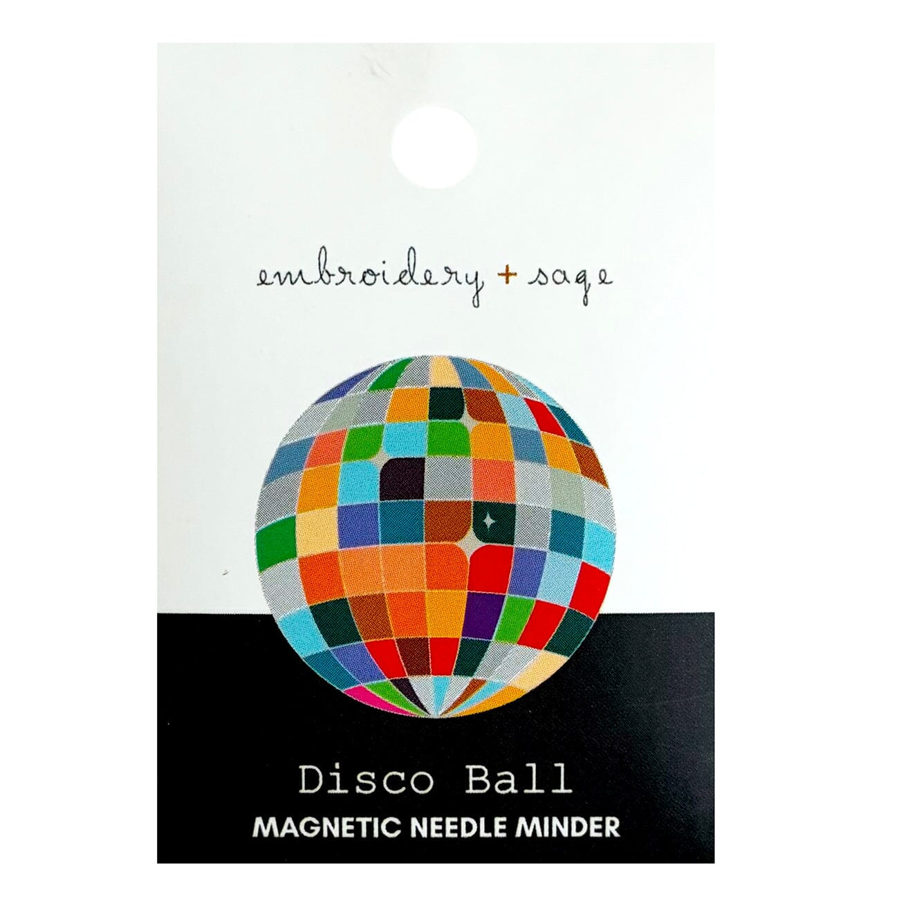 Colorful Disco Ball Needle Minder Accessories Embroidery and Sage - 1