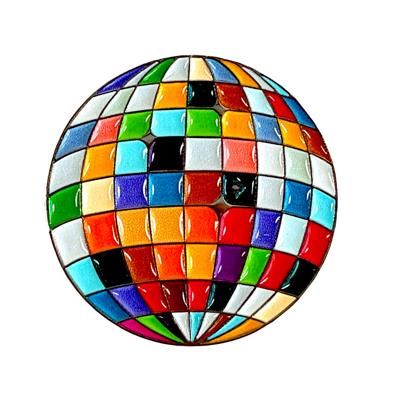 Colorful Disco Ball Needle Minder Accessories Embroidery and Sage - 2