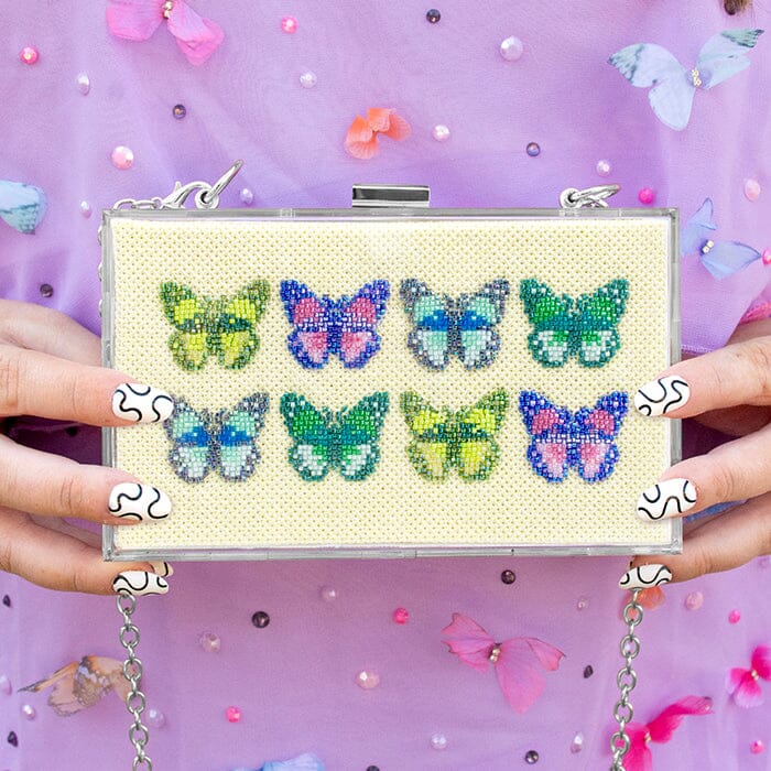 Concert Clutch   Butterfly Insert Kit Kits Needlepoint To Go