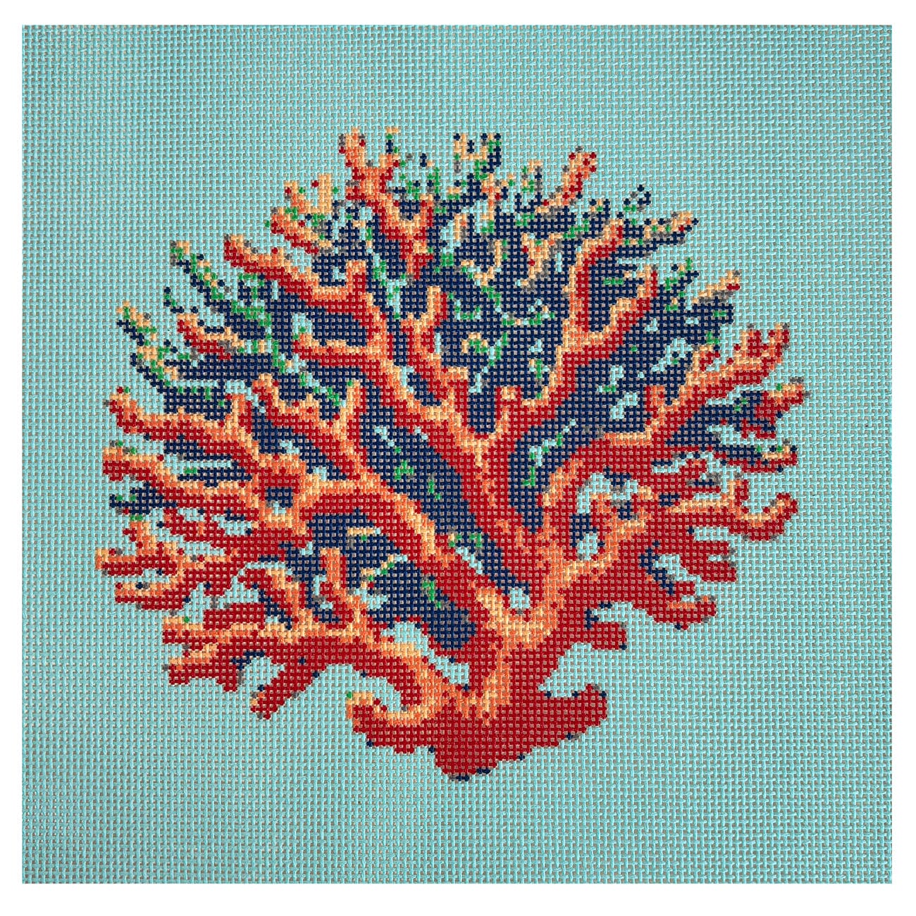Coral Reef 10x10 | Needlepoint.Com