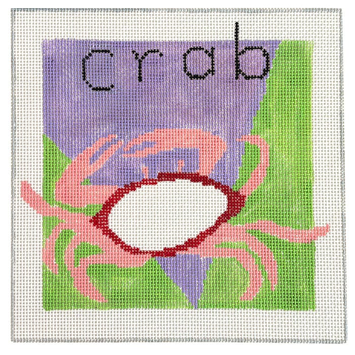 Crab 8" Children's Collection Painted Canvas Jean Smith - 1