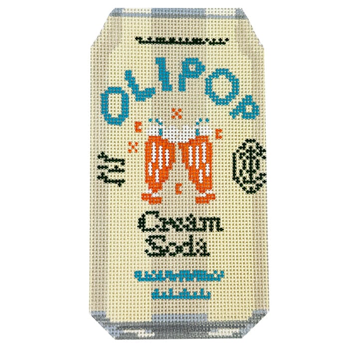 Cream Soda Pop Painted Canvas Wipstitch Needleworks - 1