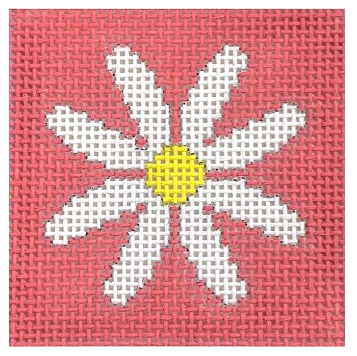 Daisy on Pink Insert Painted Canvas Kristine Kingston - 1