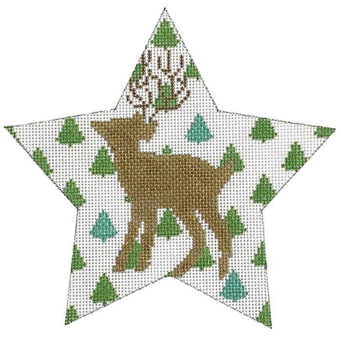 Dear Deer Star Painted Canvas Whimsy & Grace - 1