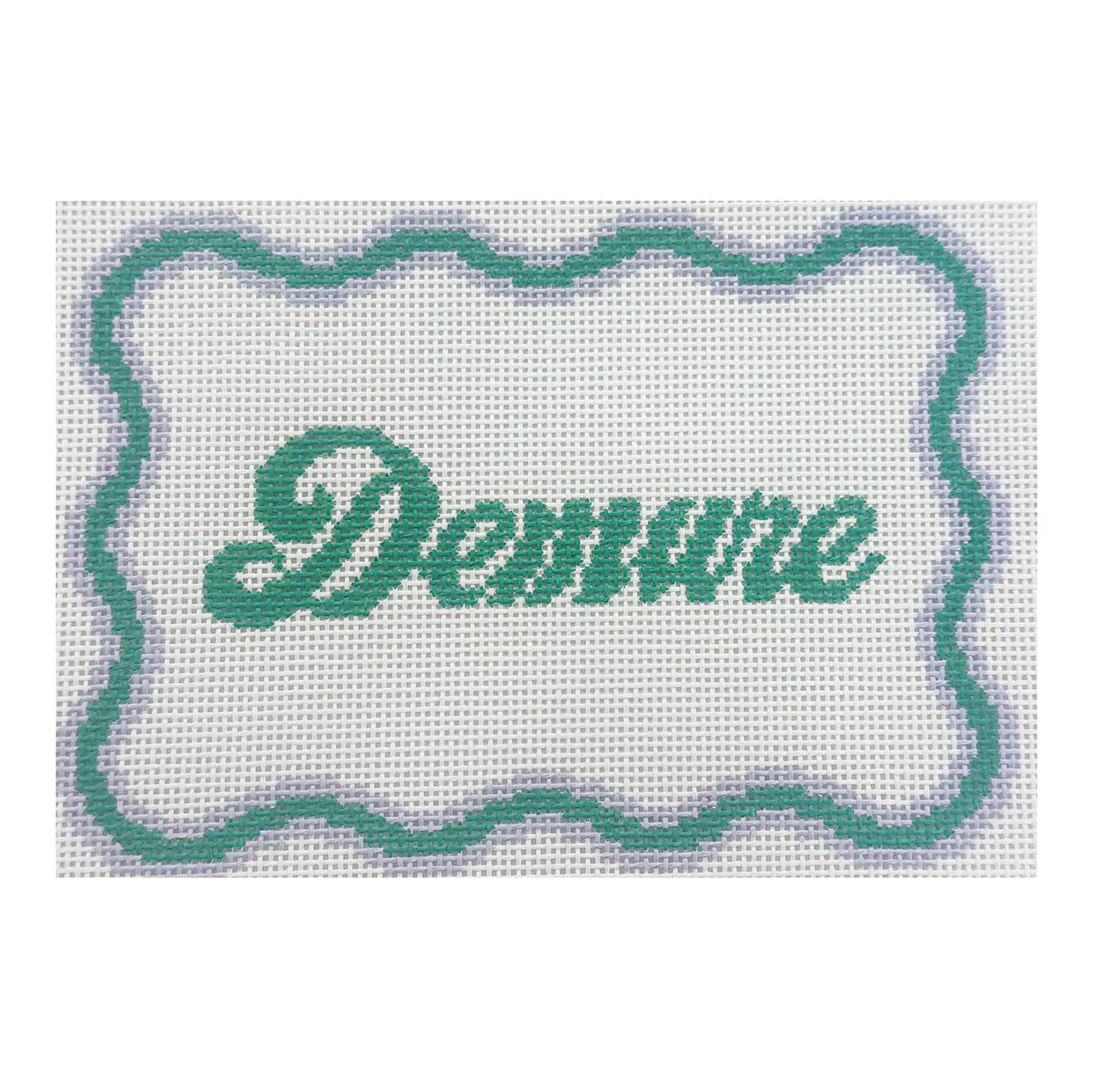 Demure Painted Canvas Wipstitch Needleworks - 1