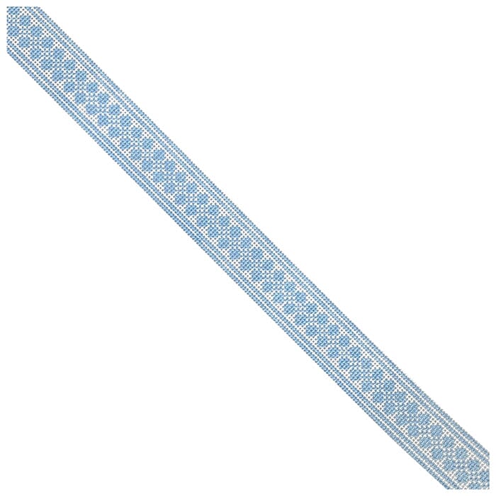 Ditto Belt Blue Painted Canvas Little Stitches Needleworks - 1