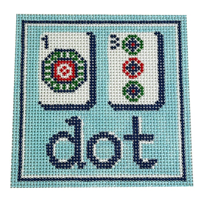 Dot Square Painted Canvas KCN Designers - 1