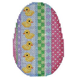 Dots / Chicks / Harlequin Egg Painted Canvas Associated Talents