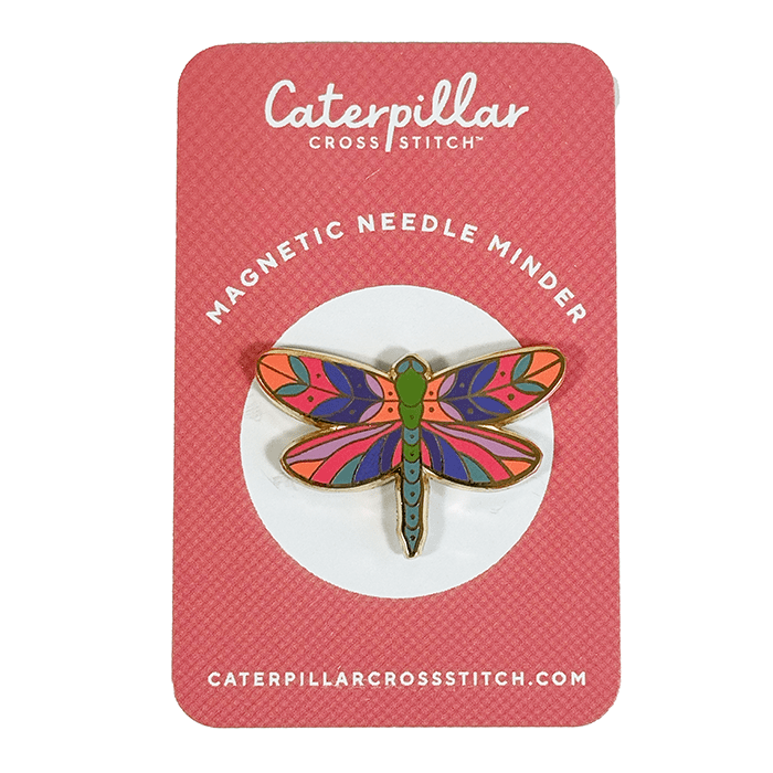 Dragonfly Enamel Needleminder Accessories Caterpillar Cross - 1