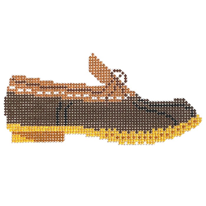 Duck Boot Mocs Painted Canvas Mopsey Designs - 1