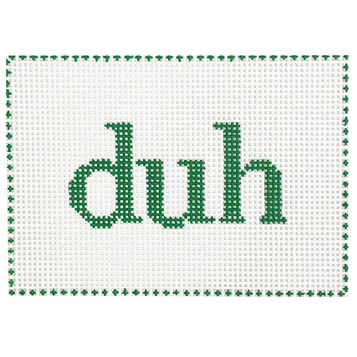 Duh Painted Canvas Blueberry Point Canvas