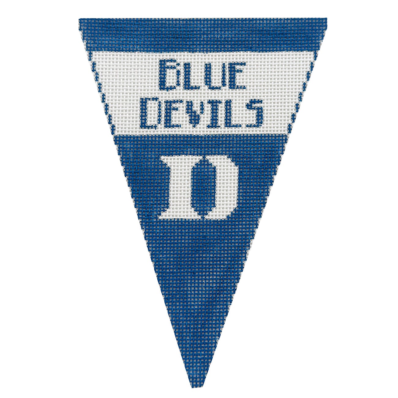 Duke University Pennant Painted Canvas Kathy Schenkel Designs - 1