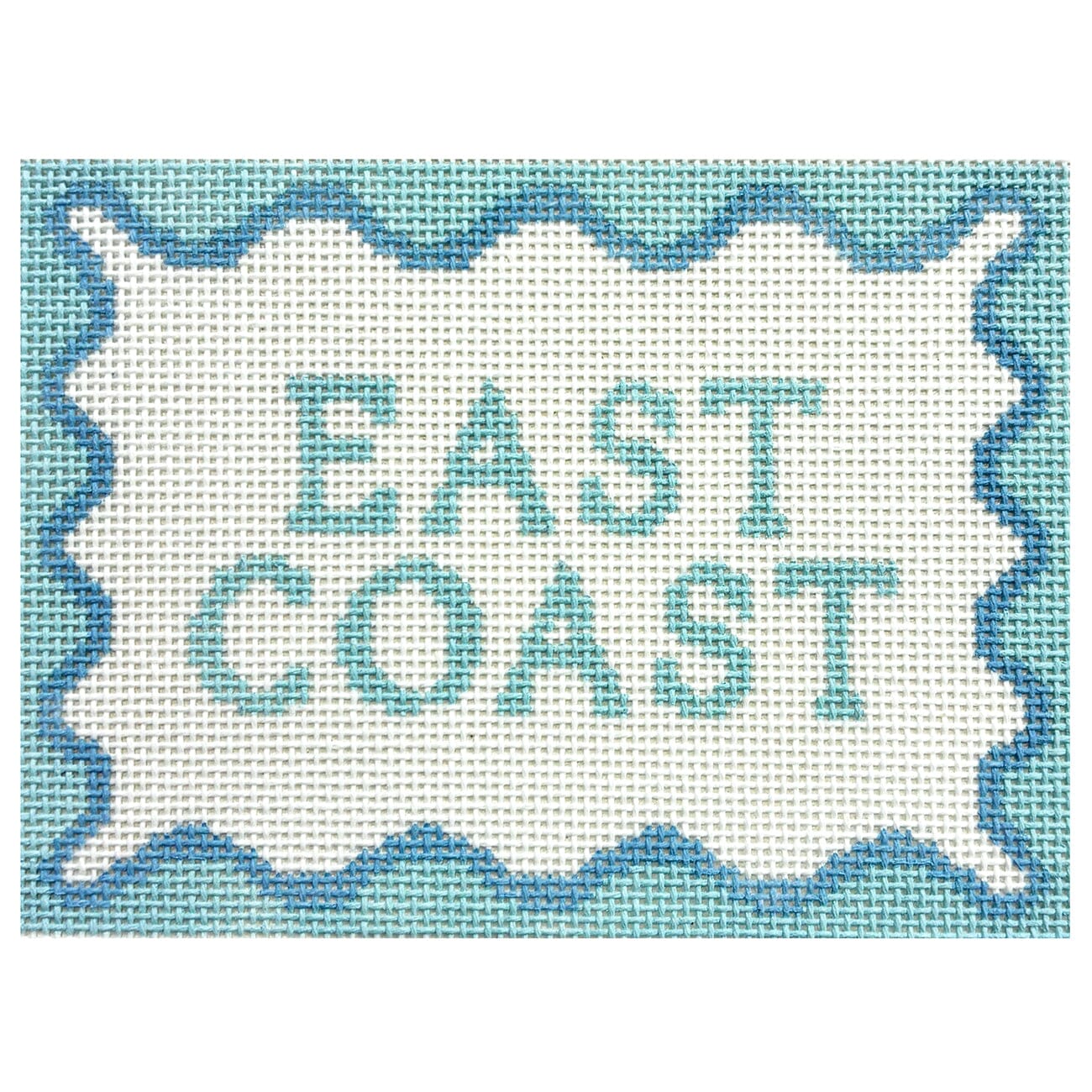 East Coast Painted Canvas Ivy Thread Needlepoint - 1