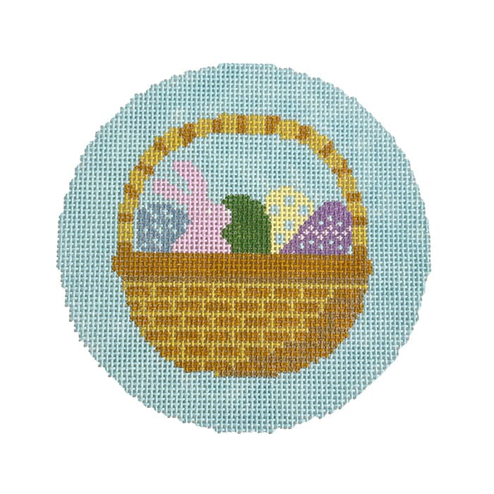 Easter Basket Painted Canvas Walker's Needlepoint - 1