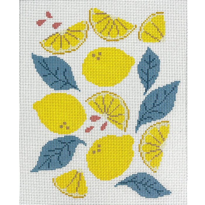 Easy Peasy Lemon Squeezy Painted Canvas Mopsey Designs - 1