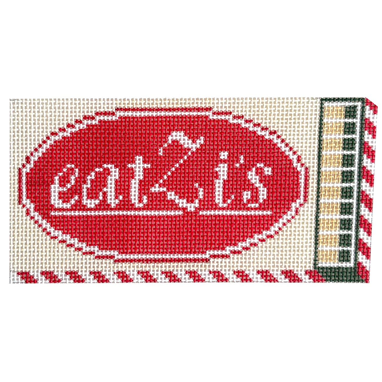 EatZis Matchbox Ornament | Needlepoint.Com