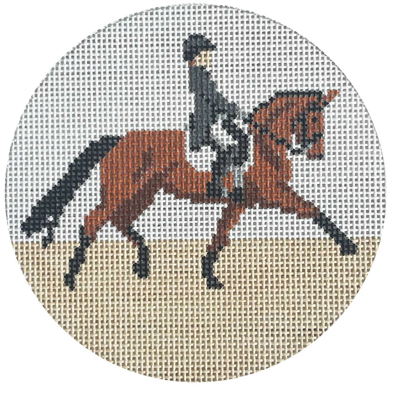 Equestrian Sport Series Dressage Painted Canvas Spellbound Stitchery - 1