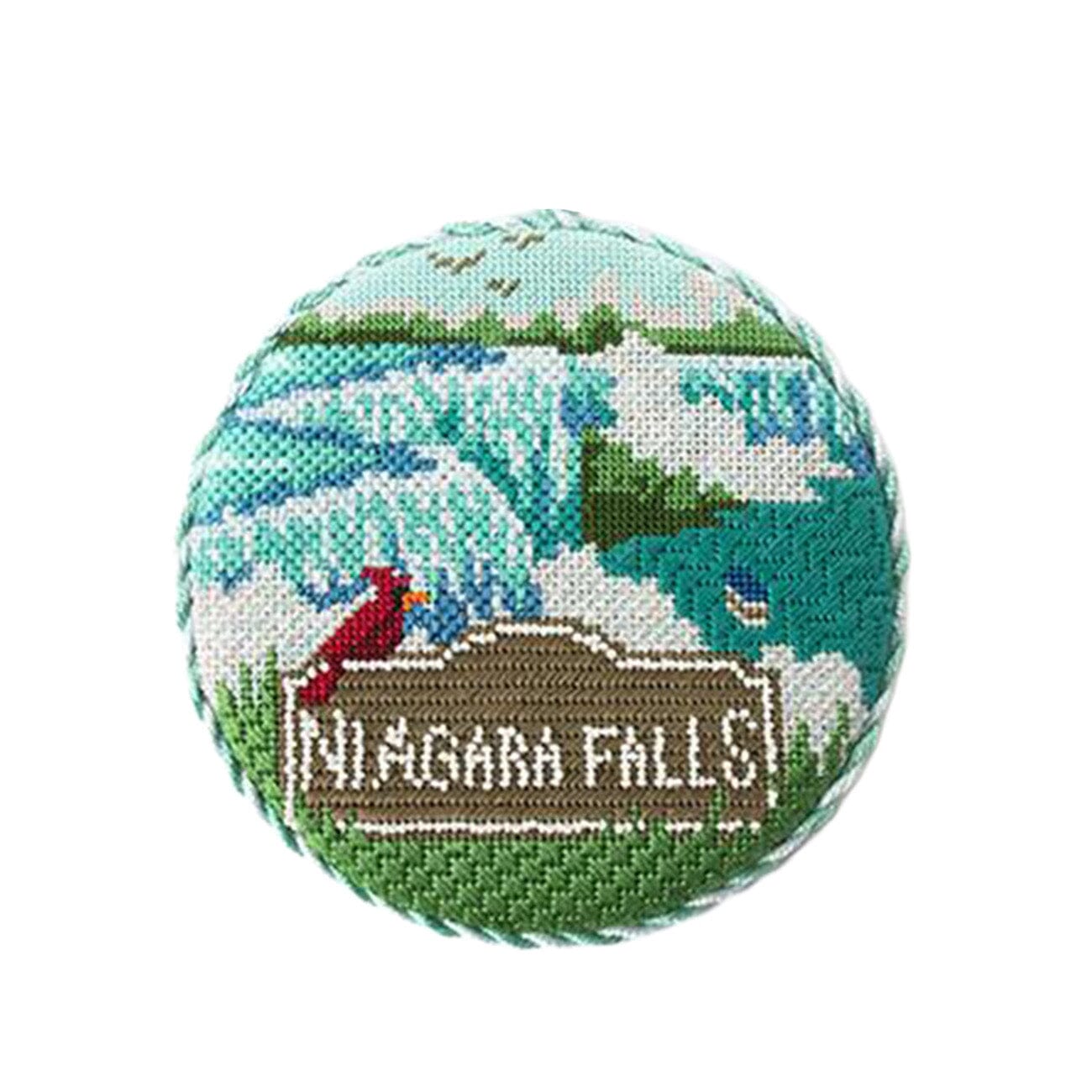 Explore America Niagara Falls with Stitch Guide Painted Canvas Kirk & Bradley - 2