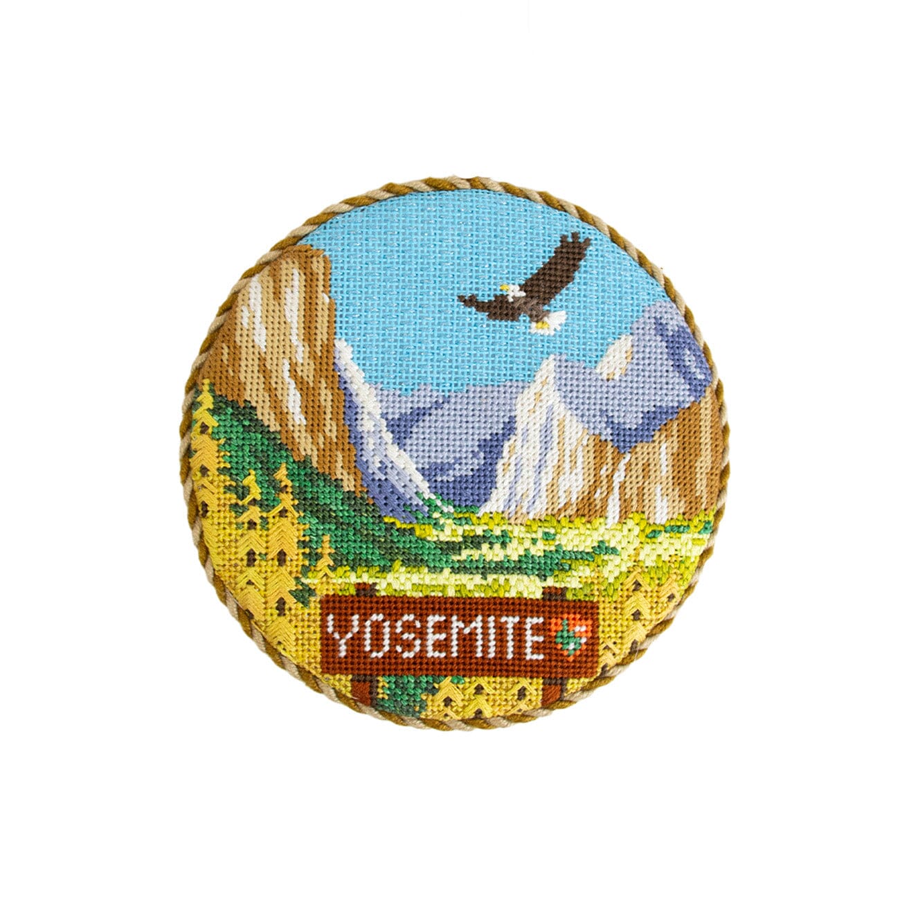 Explore America Yosemite with Stitch Guide Painted Canvas Kirk & Bradley - 2