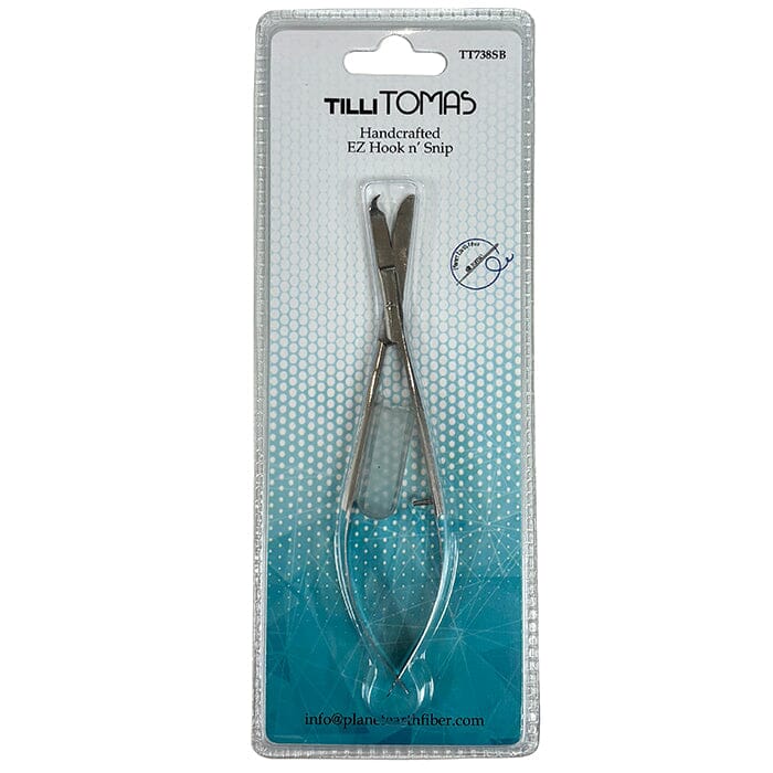 EZ Hook N Snip Scissors Leather Goods Planet Earth Fiber