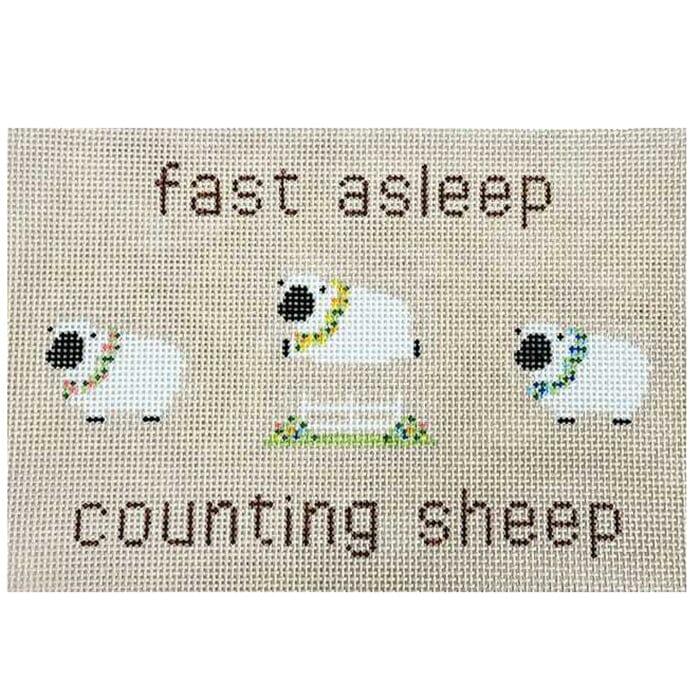 Fast Aleep Counting Sheep Painted Canvas Coco Frank Studio - 1