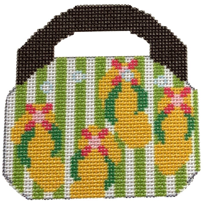 Flip Flops 2 Bermuda Bag Printed Canvas Two Sisters Needlepoint