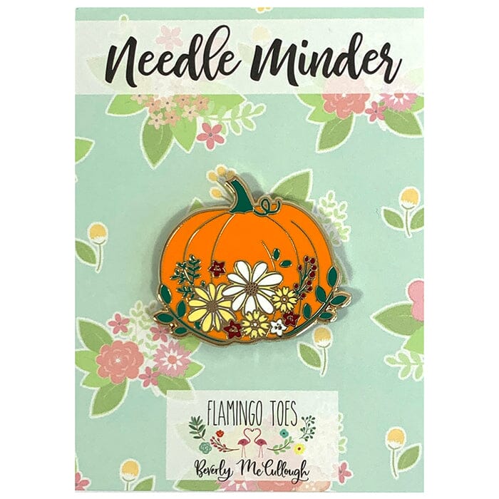 Floral Pumpkin Needleminder Accessories Flamingo Toes - 1