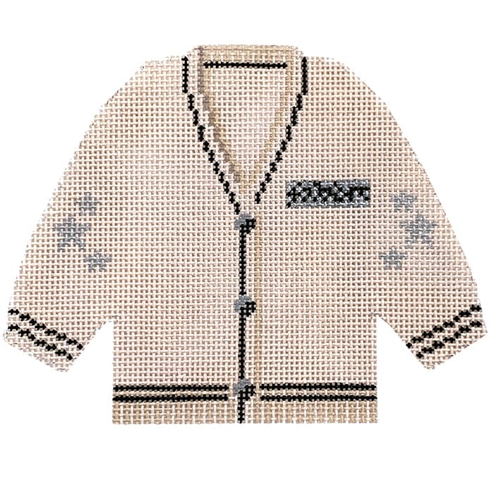 Folklore Cardigan Painted Canvas C'ate La Vie - 1