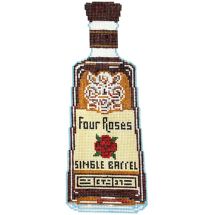 Four Roses Painted Canvas The Meredith Collection - 1