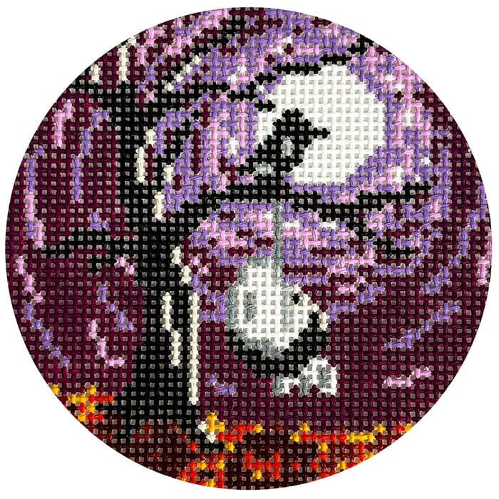 Four Seasons Fall Painted Canvas Fire and Iris - 1