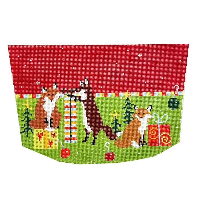 Fox Cuff Painted Canvas Pippin