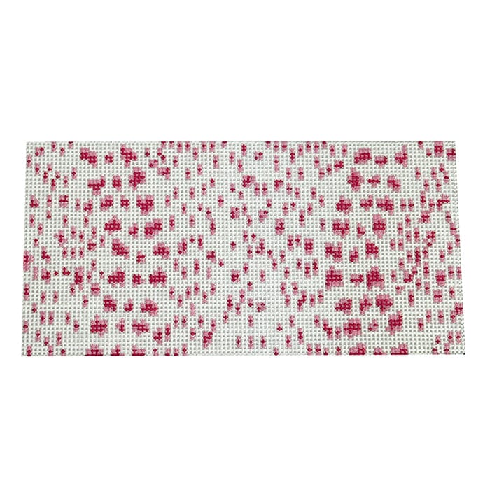 French Dots Insert Pink Painted Canvas The Gingham Stitchery - 1